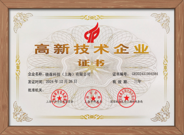 2024年上海市第三批认定高新技术企业